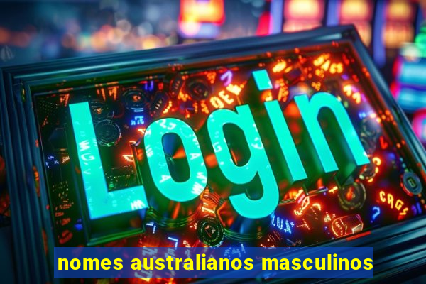 nomes australianos masculinos