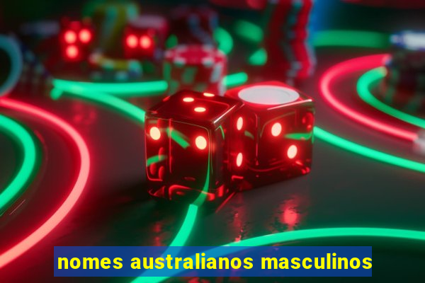 nomes australianos masculinos