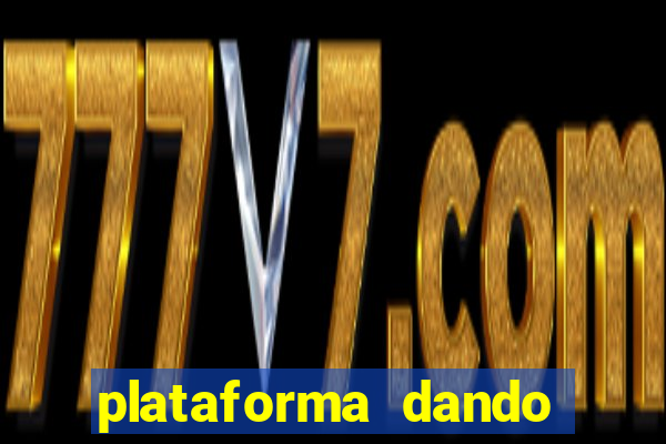 plataforma dando bonus de cadastro