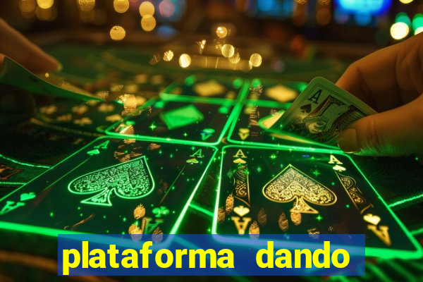 plataforma dando bonus de cadastro