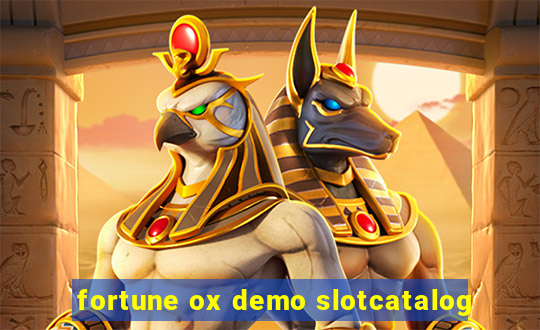 fortune ox demo slotcatalog