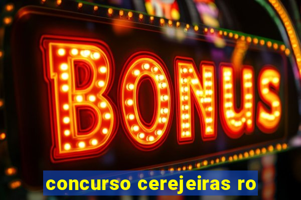 concurso cerejeiras ro