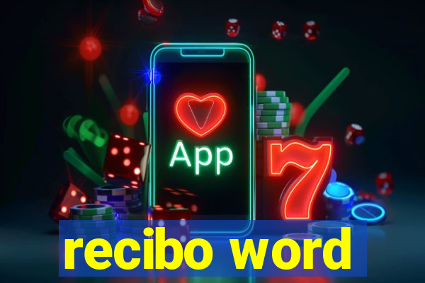 recibo word