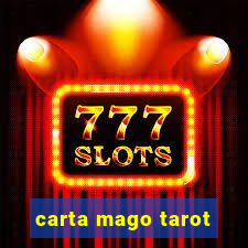 carta mago tarot