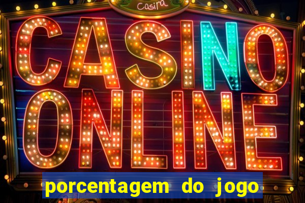 porcentagem do jogo fortune tiger