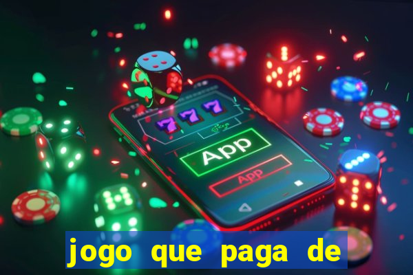 jogo que paga de verdade no pix sem depositar nada