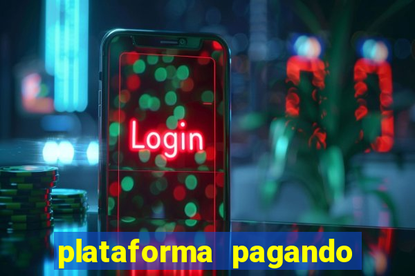 plataforma pagando bem hoje