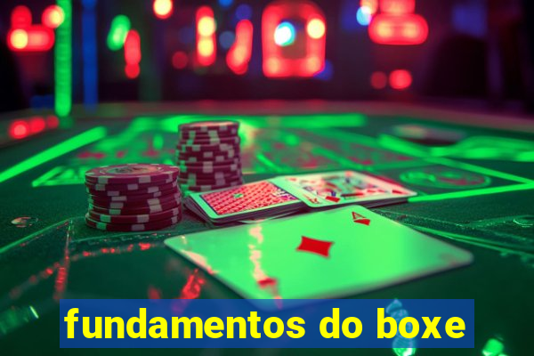 fundamentos do boxe