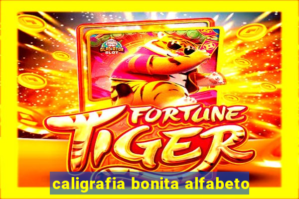 caligrafia bonita alfabeto