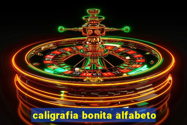 caligrafia bonita alfabeto