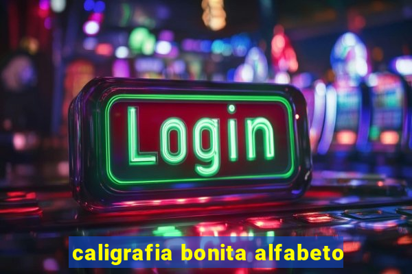 caligrafia bonita alfabeto