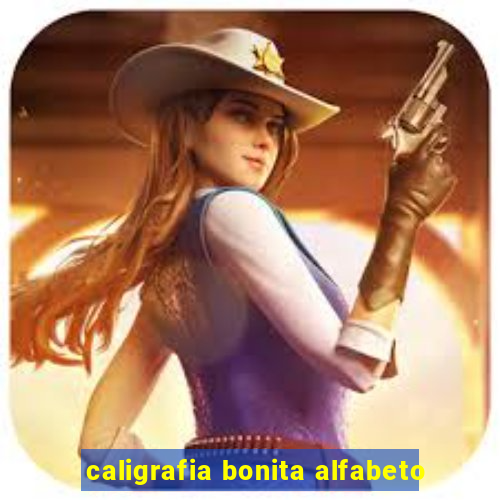 caligrafia bonita alfabeto