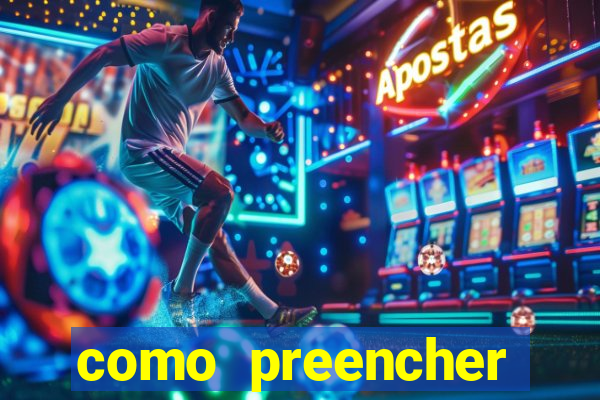 como preencher recibo de pagamento