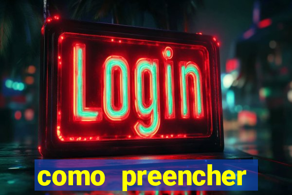 como preencher recibo de pagamento