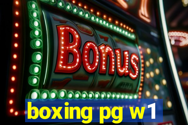 boxing pg w1