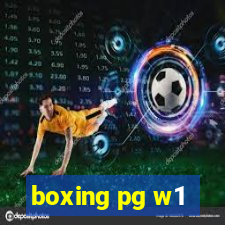 boxing pg w1