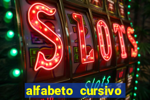 alfabeto cursivo pontilhado para imprimir pdf