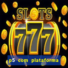 p5 com plataforma de jogos