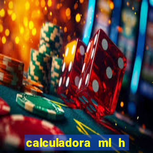 calculadora ml h para mcg kg min