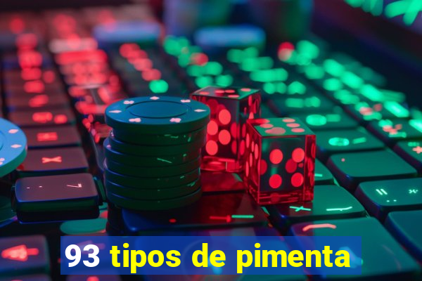 93 tipos de pimenta