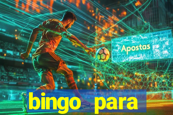 bingo para despedida de solteira para imprimir