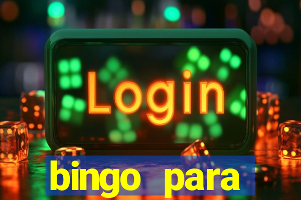 bingo para despedida de solteira para imprimir