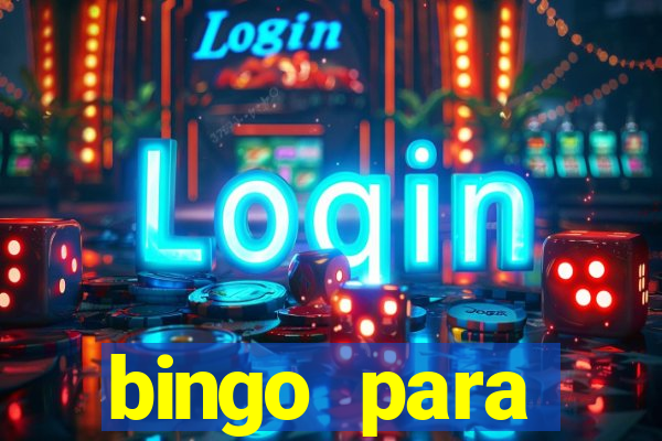 bingo para despedida de solteira para imprimir