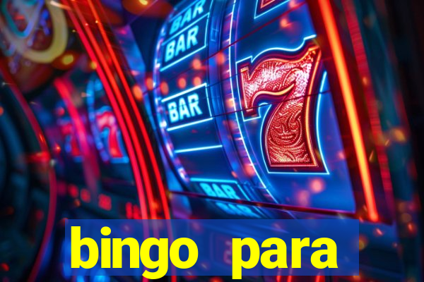 bingo para despedida de solteira para imprimir