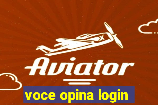 voce opina login