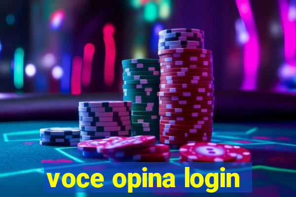 voce opina login