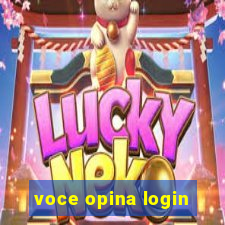 voce opina login