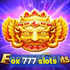 ox 777 slots