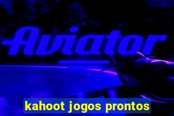 kahoot jogos prontos