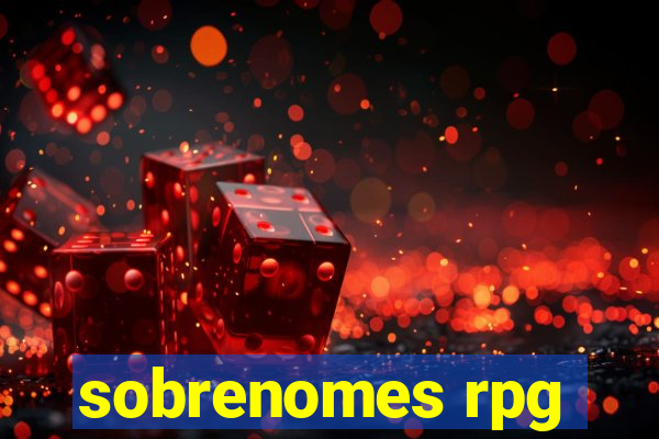 sobrenomes rpg