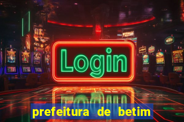 prefeitura de betim - contracheque online