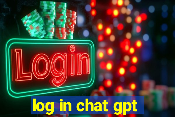 log in chat gpt