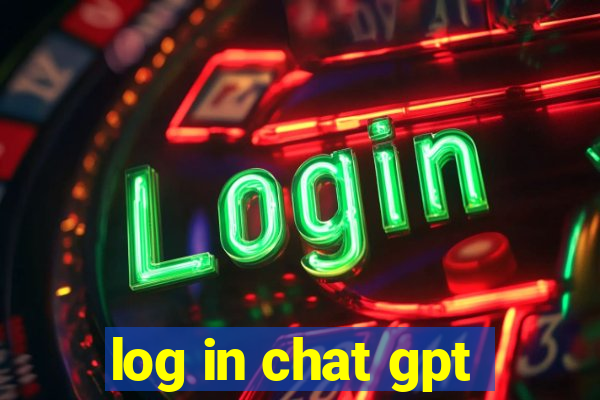 log in chat gpt