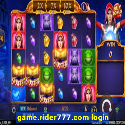 game.rider777.com login