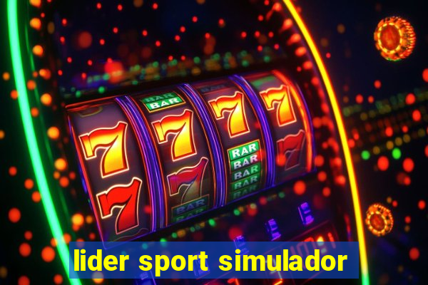 lider sport simulador