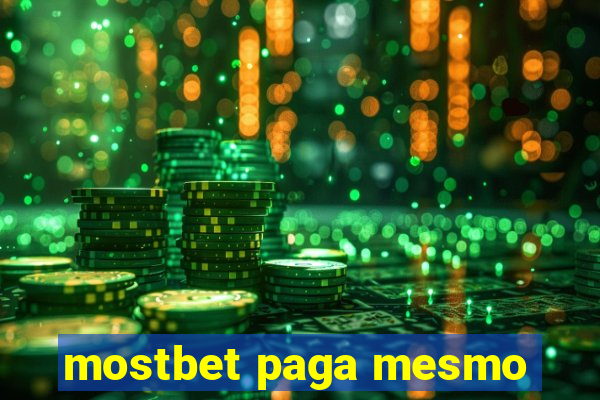 mostbet paga mesmo