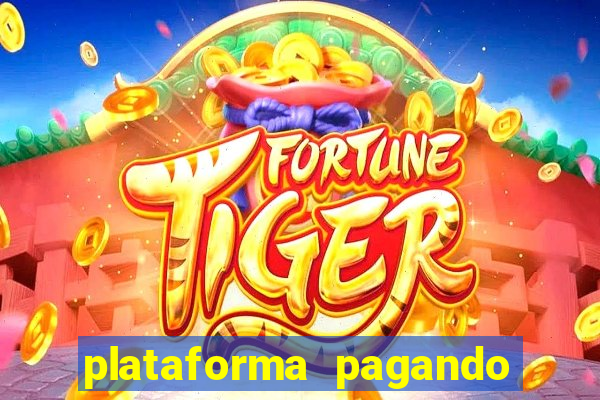 plataforma pagando no cadastro tigre