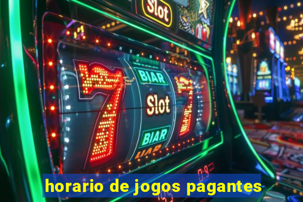 horario de jogos pagantes