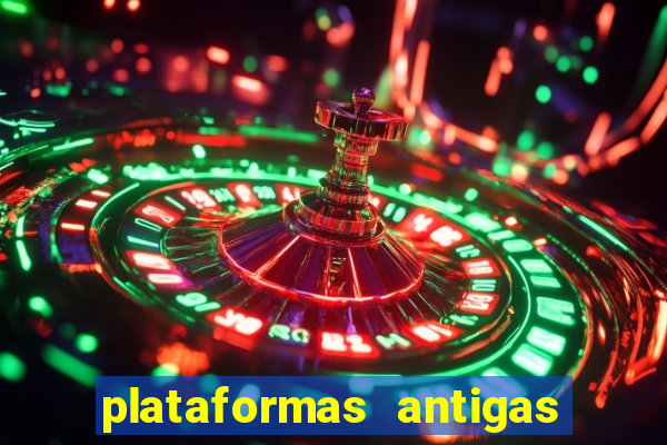 plataformas antigas de jogos