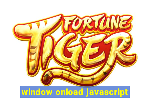 window onload javascript