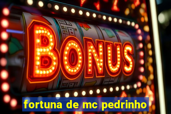 fortuna de mc pedrinho