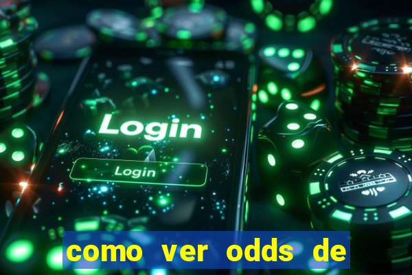 como ver odds de jogos passados