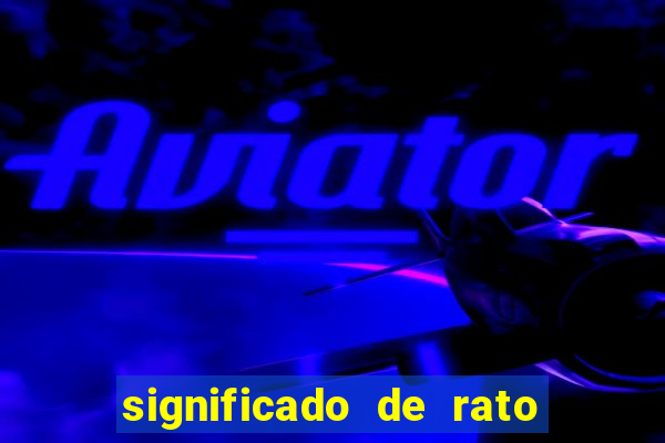 significado de rato na umbanda