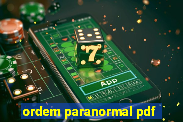 ordem paranormal pdf