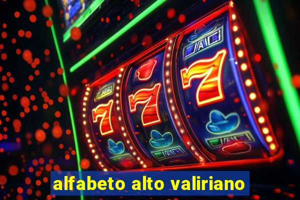 alfabeto alto valiriano