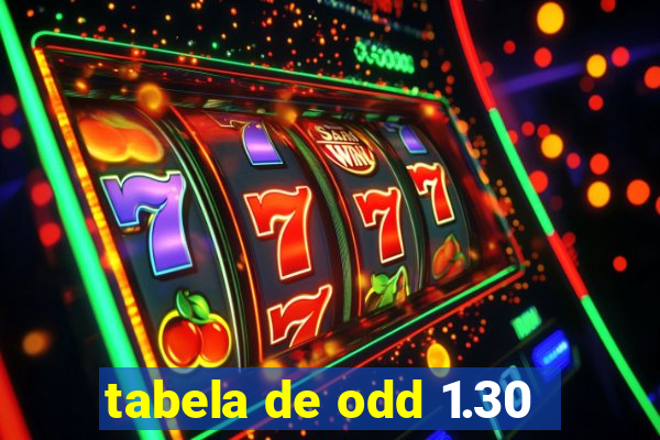 tabela de odd 1.30